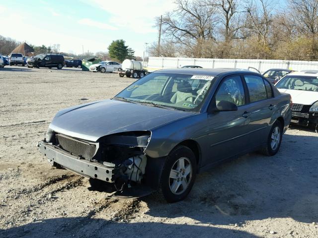 1G1ZT54895F178028 - 2005 CHEVROLET MALIBU LS BLUE photo 2