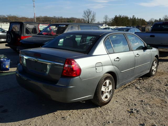 1G1ZT54895F178028 - 2005 CHEVROLET MALIBU LS BLUE photo 4