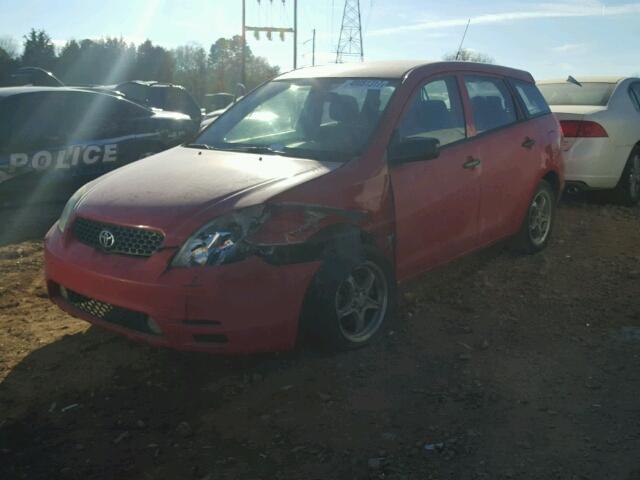 2T1KR32E73C148732 - 2003 TOYOTA COROLLA MA RED photo 2