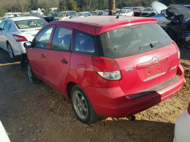 2T1KR32E73C148732 - 2003 TOYOTA COROLLA MA RED photo 3