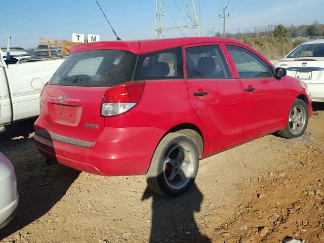 2T1KR32E73C148732 - 2003 TOYOTA COROLLA MA RED photo 4