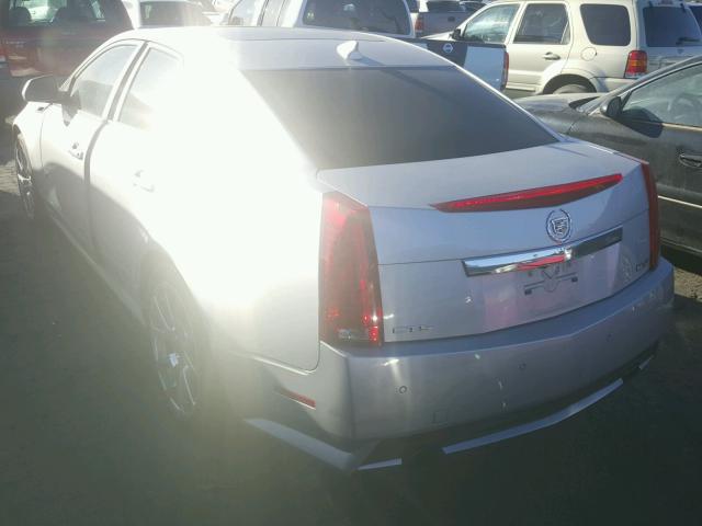 1G6DV5EP7D0159564 - 2013 CADILLAC CTS-V SILVER photo 3