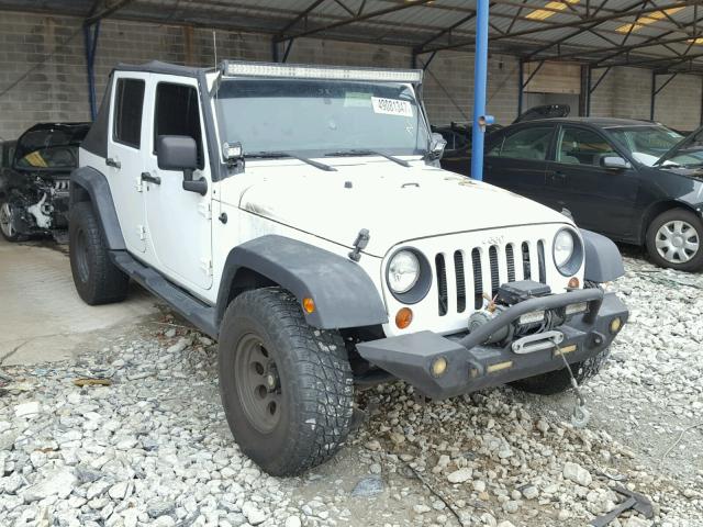 1C4BJWDG5CL142301 - 2012 JEEP WRANGLER U WHITE photo 1