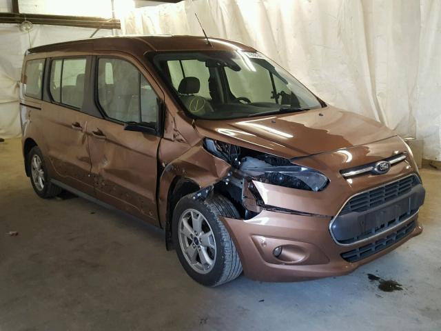 NM0GE9G78E1169317 - 2014 FORD TRANSIT CO BROWN photo 1