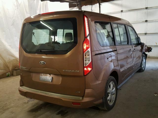 NM0GE9G78E1169317 - 2014 FORD TRANSIT CO BROWN photo 4