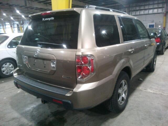 5FNYF18458B048265 - 2008 HONDA PILOT EX GOLD photo 4