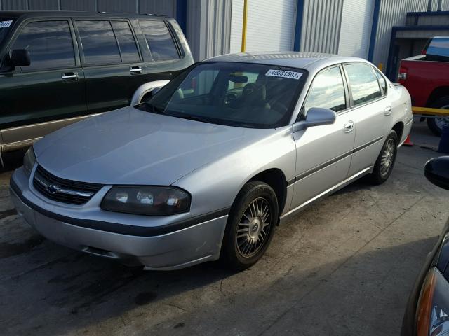 2G1WF52E619139029 - 2001 CHEVROLET IMPALA SILVER photo 2