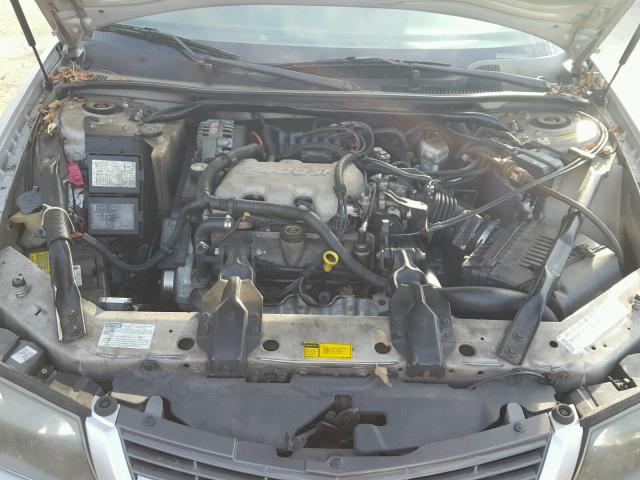 2G1WF52E619139029 - 2001 CHEVROLET IMPALA SILVER photo 7