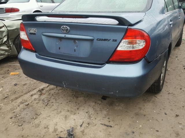 4T1BE32K32U617829 - 2002 TOYOTA CAMRY LE 蓝色 照片 9