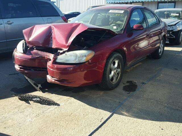 1FAFP55U63G259365 - 2003 FORD TAURUS SES MAROON photo 2