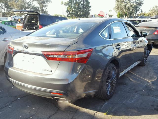 4T1BK1EB3HU255406 - 2017 TOYOTA AVALON XLE GRAY photo 4