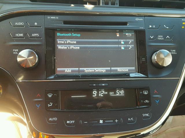 4T1BK1EB3HU255406 - 2017 TOYOTA AVALON XLE GRAY photo 9