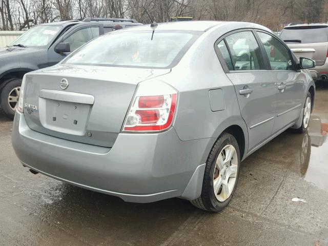 3N1AB61E88L650207 - 2008 NISSAN SENTRA 2.0 GRAY photo 4