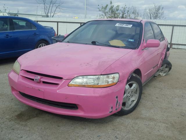 1HGCG1656WA077283 - 1998 HONDA ACCORD EX PINK photo 2