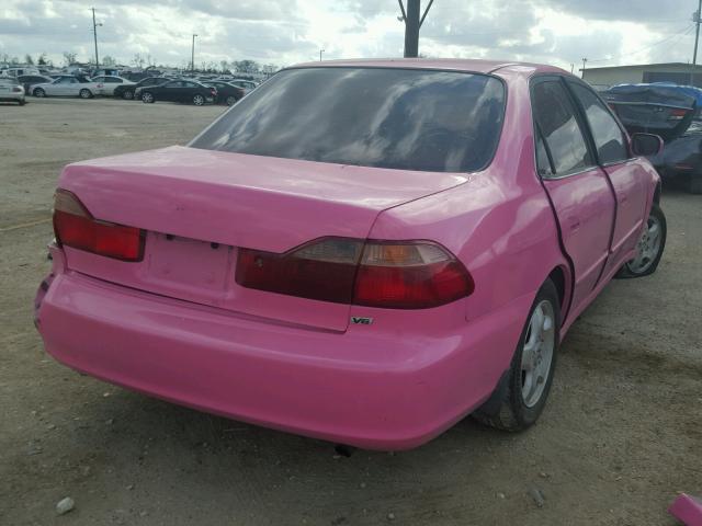 1HGCG1656WA077283 - 1998 HONDA ACCORD EX PINK photo 4