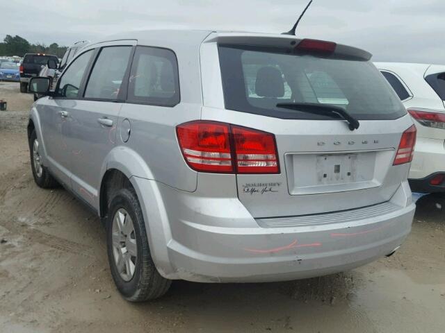 3C4PDCAB5CT367178 - 2012 DODGE JOURNEY SE SILVER photo 3