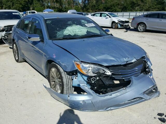 1C3CCBCG6DN621250 - 2013 CHRYSLER 200 LIMITE BLUE photo 1