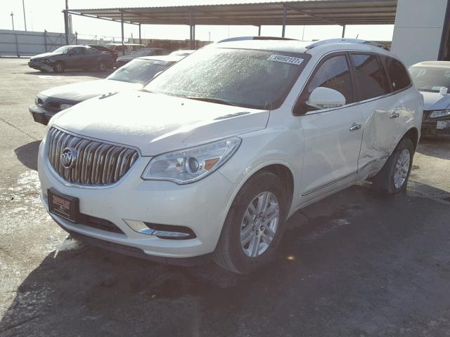 5GAKRBKD6DJ250855 - 2013 BUICK ENCLAVE CREAM photo 2