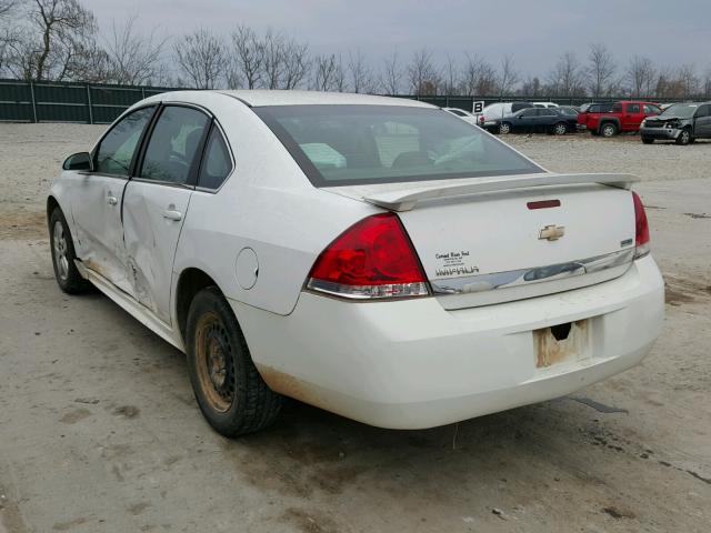 2G1WA5EK8A1147079 - 2010 CHEVROLET IMPALA LS WHITE photo 3