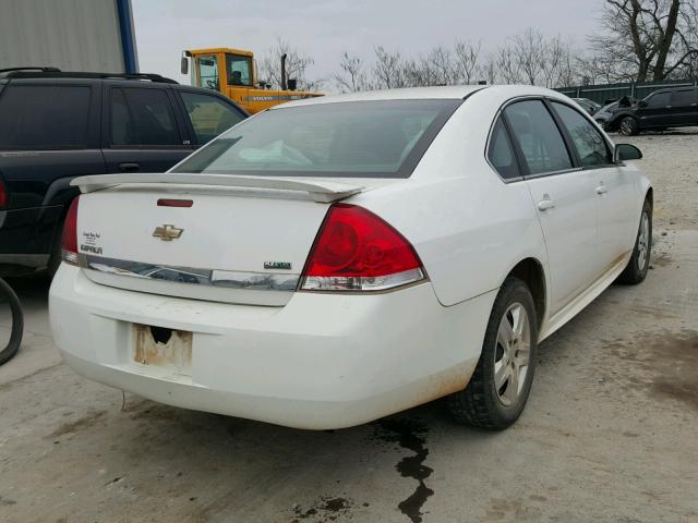 2G1WA5EK8A1147079 - 2010 CHEVROLET IMPALA LS WHITE photo 4
