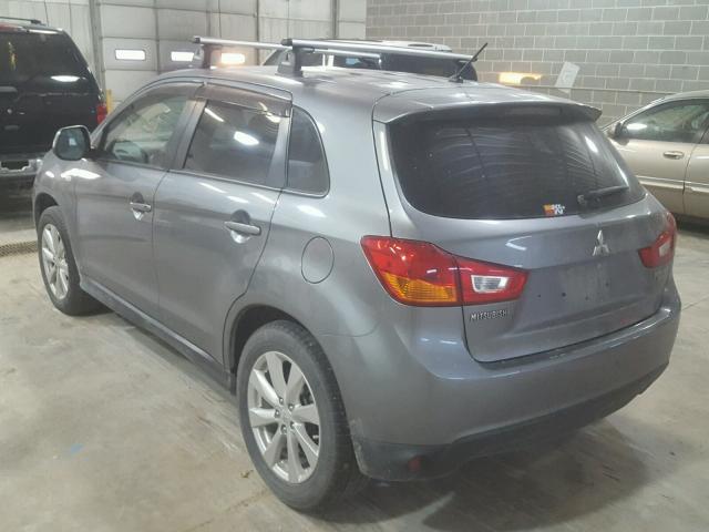 4A4AR3AU1EE032939 - 2014 MITSUBISHI OUTLANDER CHARCOAL photo 3