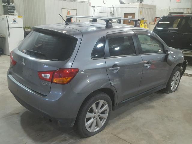 4A4AR3AU1EE032939 - 2014 MITSUBISHI OUTLANDER CHARCOAL photo 4