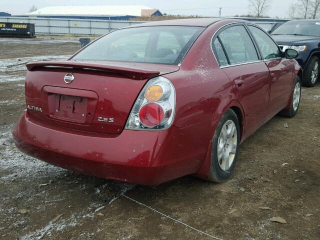 1N4AL11D03C225515 - 2003 NISSAN ALTIMA BAS MAROON photo 4