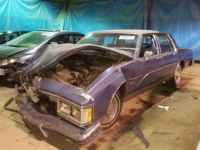 1G3AY69Y1DM941481 - 1983 OLDSMOBILE DELTA 88 R BLUE photo 2