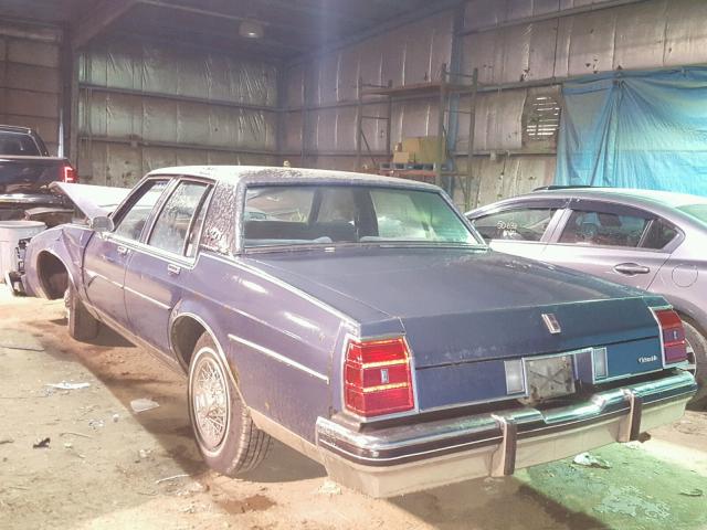 1G3AY69Y1DM941481 - 1983 OLDSMOBILE DELTA 88 R BLUE photo 3