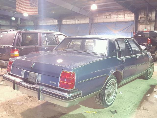 1G3AY69Y1DM941481 - 1983 OLDSMOBILE DELTA 88 R BLUE photo 4