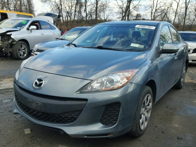 JM1BL1U71D1704625 - 2013 MAZDA 3 I BLUE photo 2