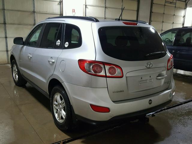 5XYZGDAG1BG083327 - 2011 HYUNDAI SANTA FE G SILVER photo 3