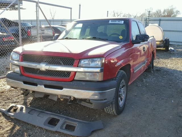 2GCEC19V331272276 - 2003 CHEVROLET SILVERADO RED photo 2