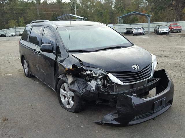 5TDKK3DC3ES417643 - 2014 TOYOTA SIENNA LE BLACK photo 1