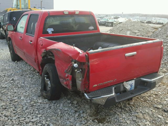1GCDSCFEXC8107580 - 2012 CHEVROLET COLORADO L RED photo 3