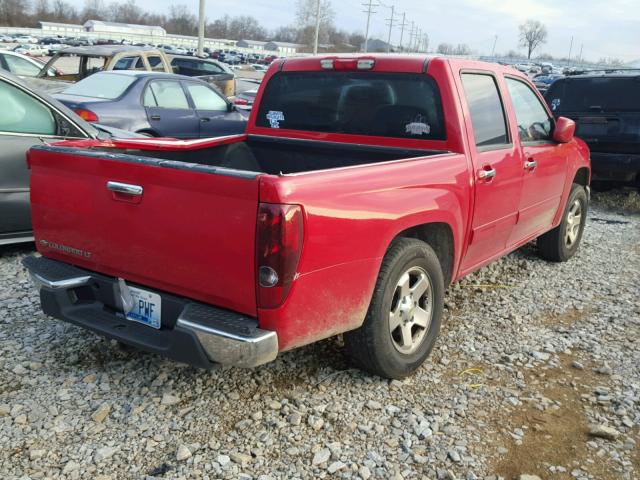 1GCDSCFEXC8107580 - 2012 CHEVROLET COLORADO L RED photo 4