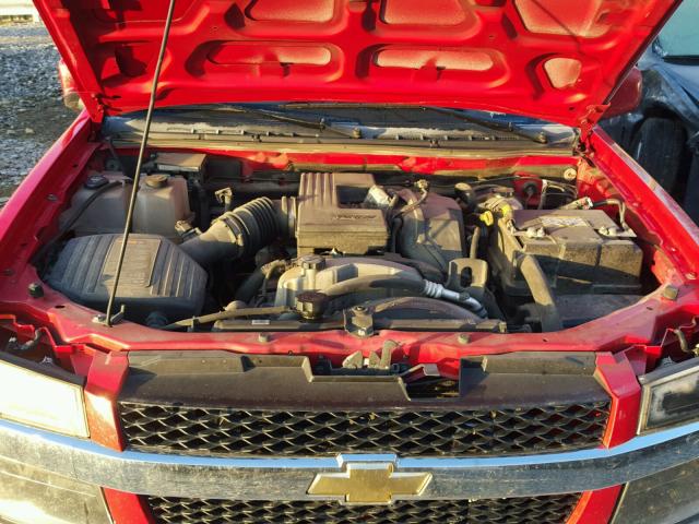 1GCDSCFEXC8107580 - 2012 CHEVROLET COLORADO L RED photo 7