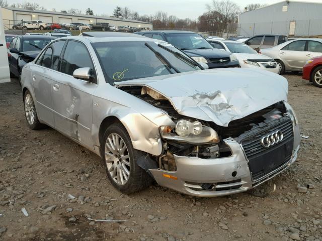 WAUDF78E76A245774 - 2006 AUDI A4 2.0T QU SILVER photo 1