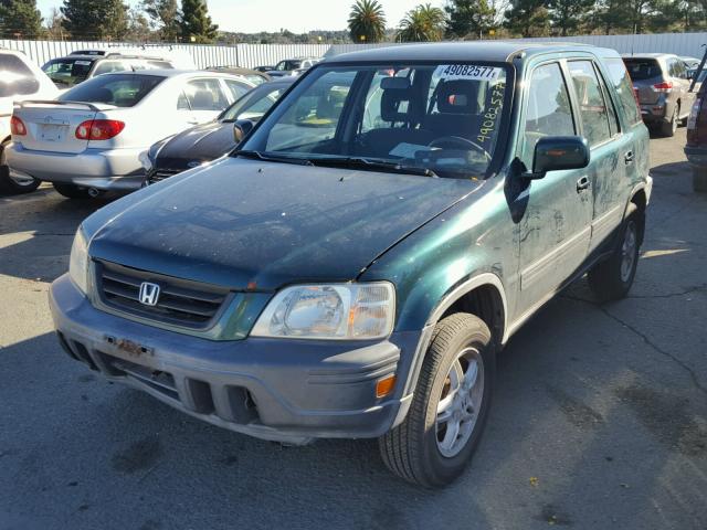 JHLRD17621S006242 - 2001 HONDA CR-V EX GREEN photo 2