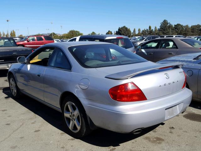 19UYA42671A023586 - 2001 ACURA 3.2CL TYPE SILVER photo 3