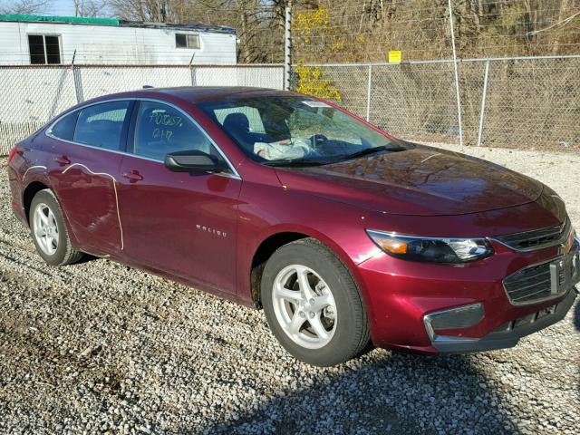 1G1ZB5STXGF300568 - 2016 CHEVROLET MALIBU LS წითელი ფოტო 1