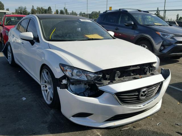 JM1GJ1V52F1204842 - 2015 MAZDA 6 TOURING WHITE photo 1