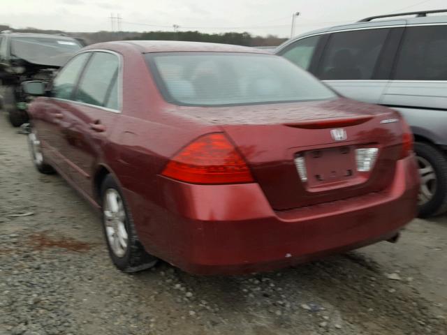 1HGCM56316A066688 - 2006 HONDA ACCORD SE RED photo 3