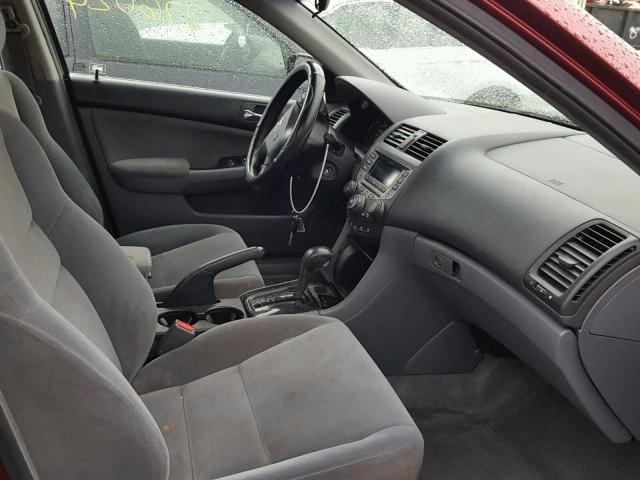 1HGCM56316A066688 - 2006 HONDA ACCORD SE RED photo 5