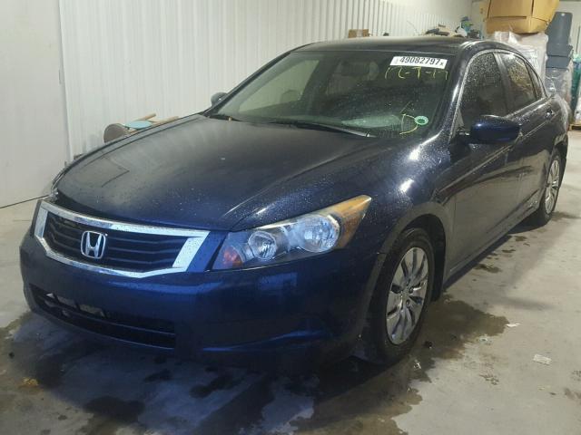 1HGCP2F30AA147387 - 2010 HONDA ACCORD LX BLUE photo 2