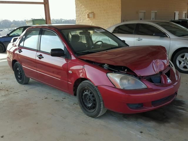 JA3AJ26E84U035009 - 2004 MITSUBISHI LANCER ES RED photo 1