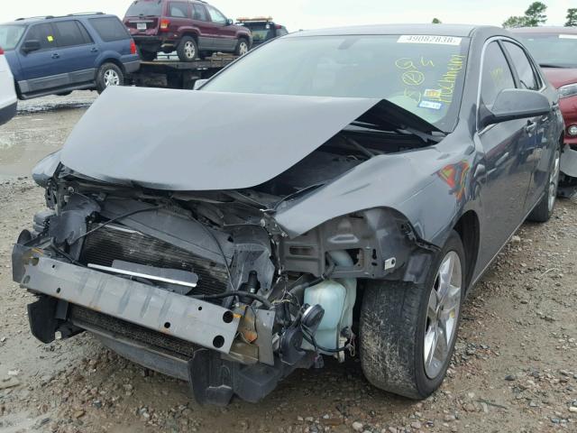 1G1ZH57B49F151365 - 2009 CHEVROLET MALIBU 1LT CHARCOAL photo 2