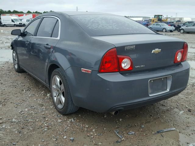 1G1ZH57B49F151365 - 2009 CHEVROLET MALIBU 1LT CHARCOAL photo 3