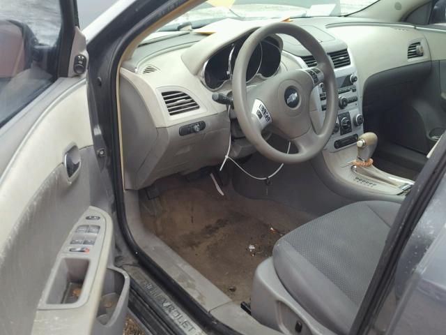 1G1ZH57B49F151365 - 2009 CHEVROLET MALIBU 1LT CHARCOAL photo 9