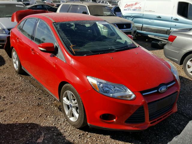 1FADP3F24EL242115 - 2014 FORD FOCUS SE RED photo 1